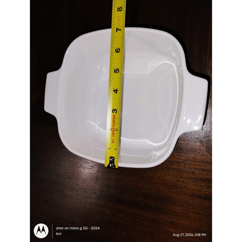 Blue Cornflower Corning Ware 1 3/4 Qt # P-1 3/4-B Casserole/ Plastic Lid Perfect - Picture 4 of 6